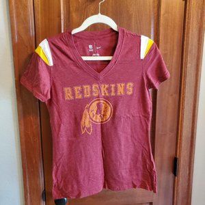 Nike short sleeved women's t shirt Washington redskins